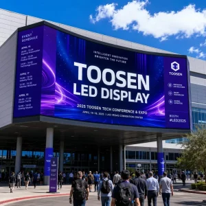 Parking Lot Entrance LED Display Screen Video Wall P2.5 P3 P4 P5 7680Hz 7500nits Smart Portable Easy Mount Anti-Corrosion Case