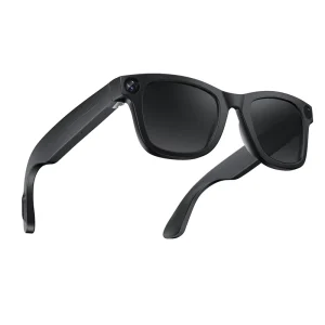 Patjas E03 New Multi functional AI Smart Glasses Black Anti shake HD Camera Bluetooth Sunglasses Factory Direct Global