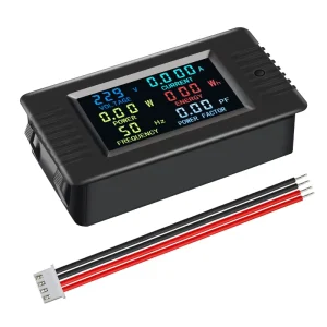 Peacefair PZEM-020-VH 6 in 1 AC 80 260V 10A LCD Digital Smart Energy Meter Single Phase KWh Wattmeter Voltmeter