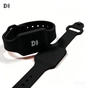 Personalized Waterproof RFID NFC Silicone Wristband Adjustable Smart Mini Tag Bracelet Rewritable Key for Access Security