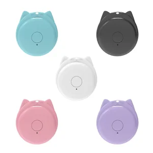 Pet Anti Lost Smart ABS Bluetooth 5.2 Two-Way Locator with Selfie Recording for Android/iOS Portable Item Finder & Tracker