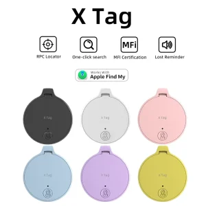 Pet GPS Tracker AirTag Anti-Loss Smart Mini Locator Portable Bike Car Anti Lost Positioning Device IOS Compatible ABS Material
