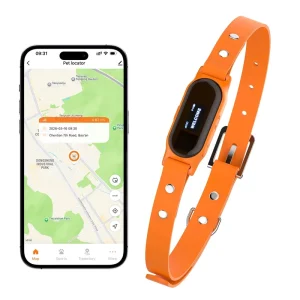 Pet Locator Smart Waterproof Real time Health Monitoring Electronic Nameplate Anti lost Tracker for Cats & Dogs