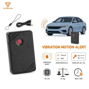 Petite Wireless With Strap Hole Open API H02 Vibration Motion Alert Vehicle Hidden Anywhere Wireless GPS Tracker