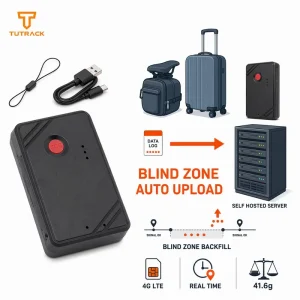 Petite Wireless With Strap Hole Self Hosted Private Server Blind Zone Auto Upload Bike Bag Suitcase Tracker Wireless GPS Tracker