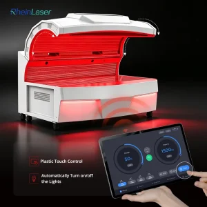 Photobiomodulation Motorized Red Light Therapy Bed 633nm 810nm 850nm 940nm for Longevity Wellness and Recovery