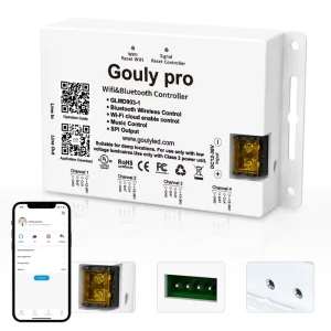 Pixel Led Light Controller 4 Channel Wifi 2.4ghz Rf App Remote Smart Wifi Led Controller