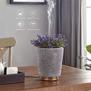 Plant Humidifier Diffuser Cactus Succulent Pot Bedroom Mute Ultrasonic Essential Oil Aroma Diffuser