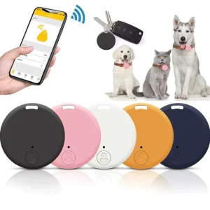 Plastic Smart GPS Tracker & Locator for Dogs Cats Keychain Wallet Luggage Anti Lost Pet Device with Wi Fi