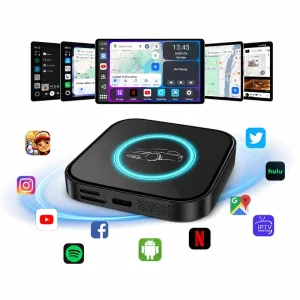 PlayAiBox Android 15 CarPlay AI Box 4GB+32GB Multimedia Player for YouTube Netflix GPS Navigation Smart Intelligent Systems
