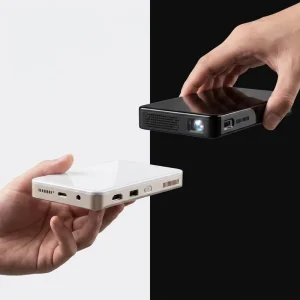 Pocket Cinema Mini Smart Projector WiFi 6 4K Android Rechargeable Battery LED with Built in Speakers PICO BATTER