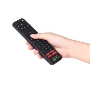 Popular Black Universal Smart 37 Keys Ble Voice Tv Remote Control for Indoor LED Screens Manufacturer