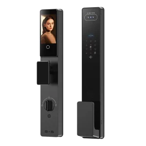 Popular Design INVEILI Intelligent Digital Smart Lock Fully Automatic Tuya Wi Fi Fingerprint Wood Door Memory Card Aluminium