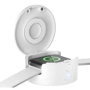 Portable 1500mAh Magnetic Wireless Power Bank for Apple Watch Ultra 9 8 7 SE Travel Charging Storage Box Case Charger