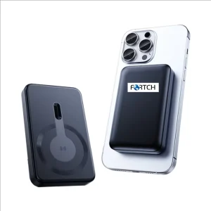 Portable 15W Magnetic Wireless Charger Mini Power Bank Fast Charging Device