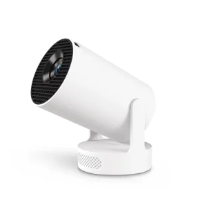 Portable 180 Rotation Projector Android 11 TV 200 ANSI Lumens 720P Native 4K Support Built-in Battery Dual-Band WiFi 6 BT 5.4