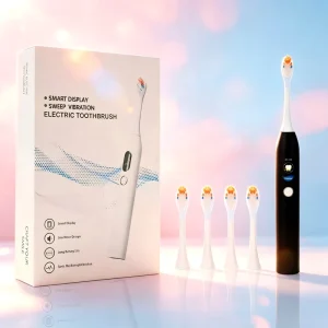 Portable 2000mah Battery 180days Life Smart Vibrating Tooth Brush Teeth Whitening Kit Sweeping Electric Toothbrush