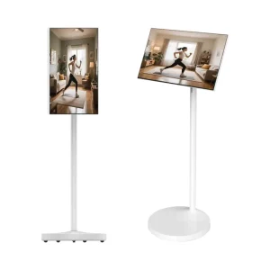 Portable 21.5 Inch Android 13 Smart Advertising Display Screen Indoor Interactive Digital Signage Touch Screen TV Movable