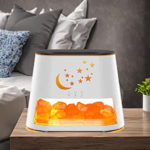 Portable 260ml Smart Flame Aroma Diffuser USB Desktop Light Essential Oil Aroma Diffusor with Night Light air Humidifier