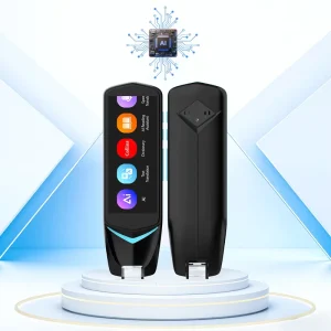 Portable 3.99-Inch Touch-Screen Multilingual Instant Translation Device with Voice Translator, AI Scan Reader, and Pen