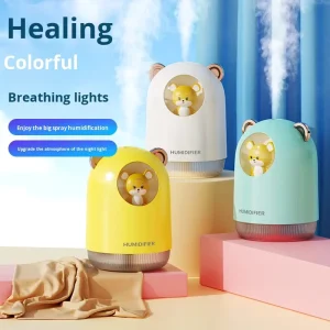 Portable 300ML Cross-Border New Product Cartoon Cute Little Tiger Mini USB Plastic Household Humidifier for Desktop Bedroom