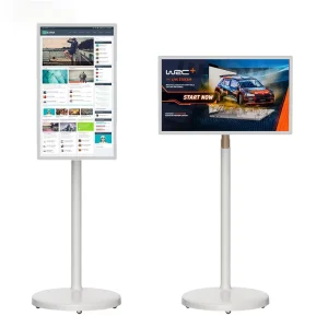 Portable 32 Inch Android Capacitive Touch Screen LCD Monitor Indoor Battery-Powered TV Gaming Studying Workout Education
