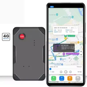 Portable 4G GPS Tracker Wireless Locator with SOS Button 10000Mah Long Standby 24 7 Live Tracking Security System Free APP