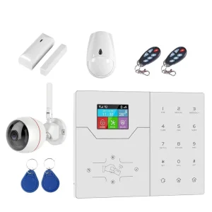 Portable ABS Anti Theft Home Security System Smart WiFi Door Detection GSM Alarm Adjustable Volume IOS Doorbell for Outdoor Use