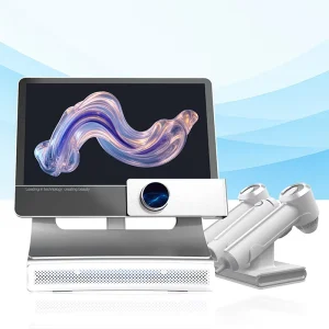 Portable AI Magic Mirror Facial Skin Scalp Analyzer Smart Desktop Hair Growth Device ABS Material Home Use