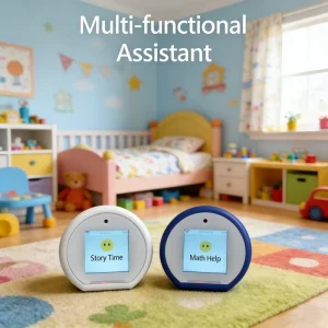 Portable AI Smart Assistant Bluetooth Speaker Mini Furniture Voice Control Device