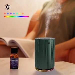 Portable Anti Leakage Air Aroma Diffuser Essential Oil Nebulizer Fragrance Car Humidifier Waterless with 1 Year Warranty