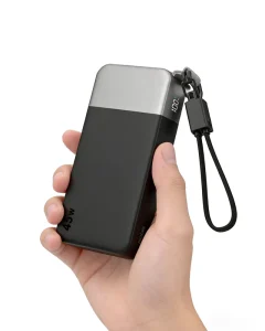 Portable Charger 20000mAh 45W Power Bank W/Detachable Cable 2C+2A Battery Pack W/Dual Type-C Cable, for Phone, Laptop