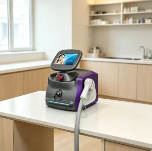 Portable Desktop 755nm 808nm 1064nm High Power Semiconductor Diode Hair Removal Skin Rejuvenation Salon Machine