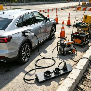 Portable Electric Car Charger 3.5kW 16A EVSE Charger V2L Adapter Vehicle to Load Type 2 Type 1 GB T Global Plug OEM