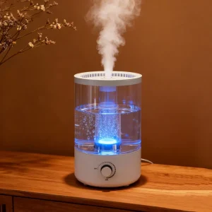 Portable Electric Ultrasonic Humidifier Diffuser Air Purifier Aromatherapy Low Noise Night Light >5L Capacity Home Hotel 1 Year