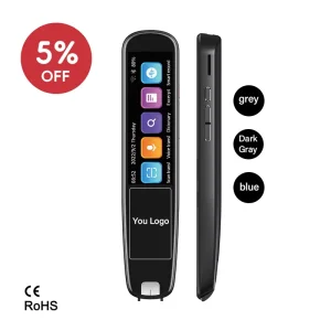 Portable IPS Color Touch-Screen Pen Scanner with 134-Language Smart Voice Translator for Language Learning