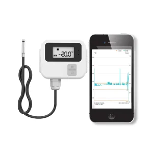 Portable IoT Sensors Temperature Meter IoT Smart Wireless Ble Data Logger Bluetooth Temperature Humidity Sensor