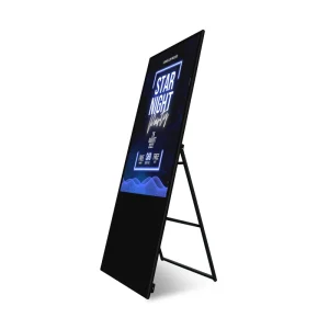 Portable LCD Display Smart Poster Portable Digital Signage Kiosk LCD Screen for Advertising for Shop Digital Screen