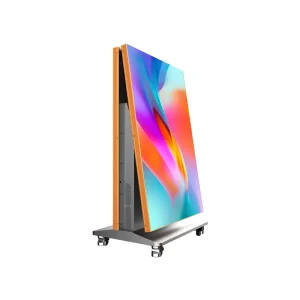 Portable LED Poster Screen Smart 4K Ultra HD HDR 1000 Indoor Digital Signage Display Panel Flightcase Retail Store Advertising