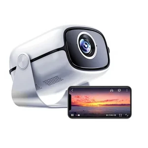 Portable Mini AI Projector Quad Core Android Smart Projector Maximum Resolution 1080P WiFi Family Home Cinema Projector