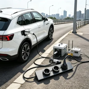 Portable Mode 2 EVSE Charger 16A 240V 3.5kW EV Charger EVSE RCD A+6 V2L Adapter Type 2 GB/T APP Control Custom Socket Rail OEM