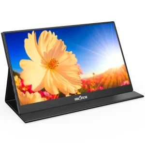 Portable Monitor for Laptop 15.6 Inch QHD 100% SRGB Built in Speaker USB C Standard HDMI External Second Screen