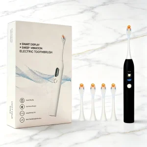Portable Oral Care Vibrating Toothbrush Head Portability Smart Sonic Travel LCD Screen Electric Toothbrush