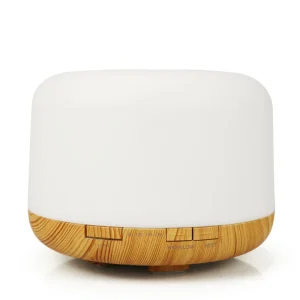 Portable Plastic Cool Mist Scent Diffuser 7 Colors Led Light Humidifier Ultrasonic 500ml Remote Control Aroma Diffuser