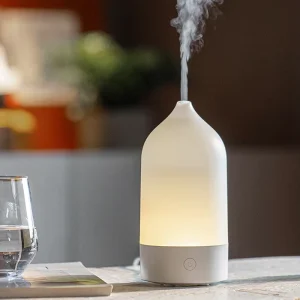 Portable Plastic Essential Oil Diffuser USB Mini Fragrance Diffuser Cool Mist Maker Smart Lighting Ultrasonic 120ML Air