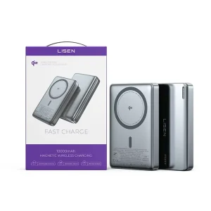 Portable Qi2 Certified Magnetic Power Bank 22.5W Wired and 15W Wireless Fast Charging for iPhone 17 Pro Max
