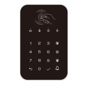 Portable RFID Card Arm Disarm 433Mhz Wireless Touch Password Keypad PIR Motion Sensor Wi Fi Burglar Alarm