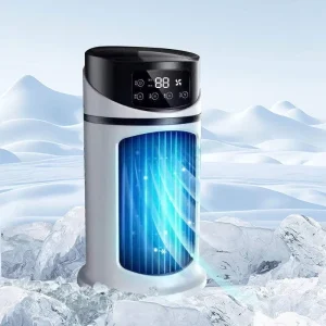 Portable Smart Ac Mist Air Conditioner Small USB Cooler Fan Digital Mini Water Cooling Air Cooler Fan for Summer