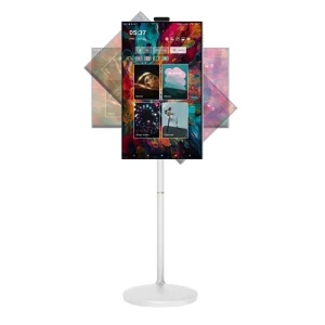 Portable Smart TV 32 Inch Full HD LED Backlight 60Hz Android 13 Qualcomm DC665 Chip 8+128GB 5-13MP Camera 10000mAh Screen