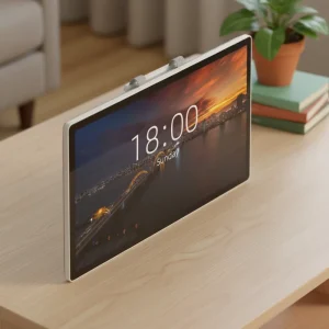 Portable Smart TV Android with Touch Screen Rechargeable Battery for Indoor Wayfinding in Restaurants Hotels 1-Year Warranty
